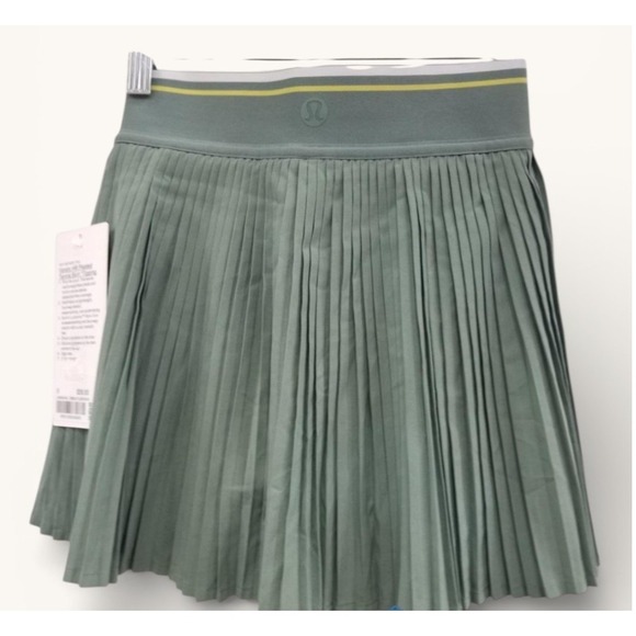 Lululemon Varsity High Rise Pleated Tennis Skirt Tipping Stripe Sz 0 NWT - Picture 10 of 13